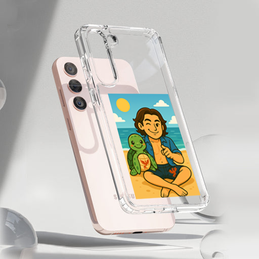 Classic Slim clear case _ Eddy with Turtle