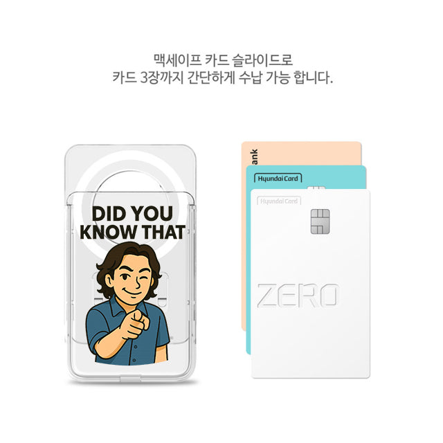 Magsafe Clear Up/Down Card Wallet