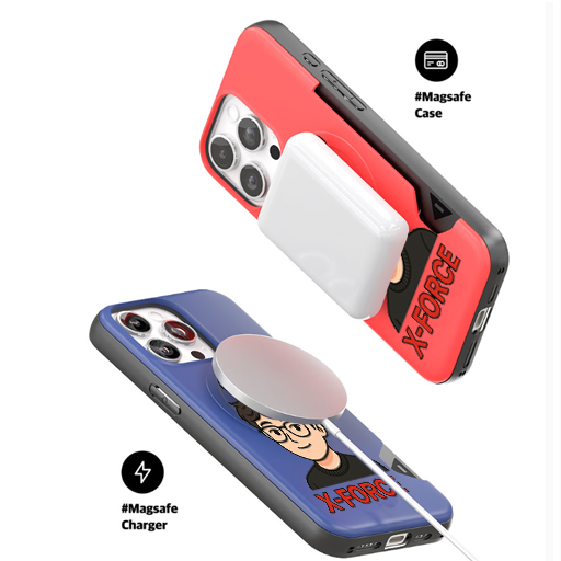 Magsafe Side Card Holder Bumper Case