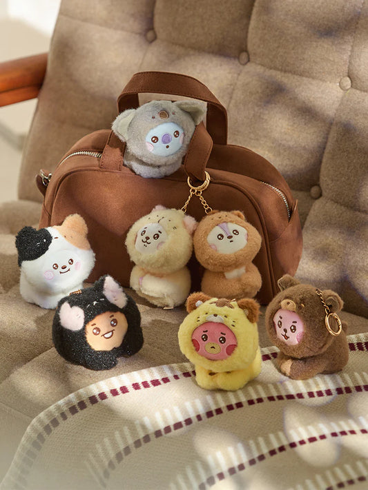 BT21 BABY MORE FLUFFY PLUSH KEYRING