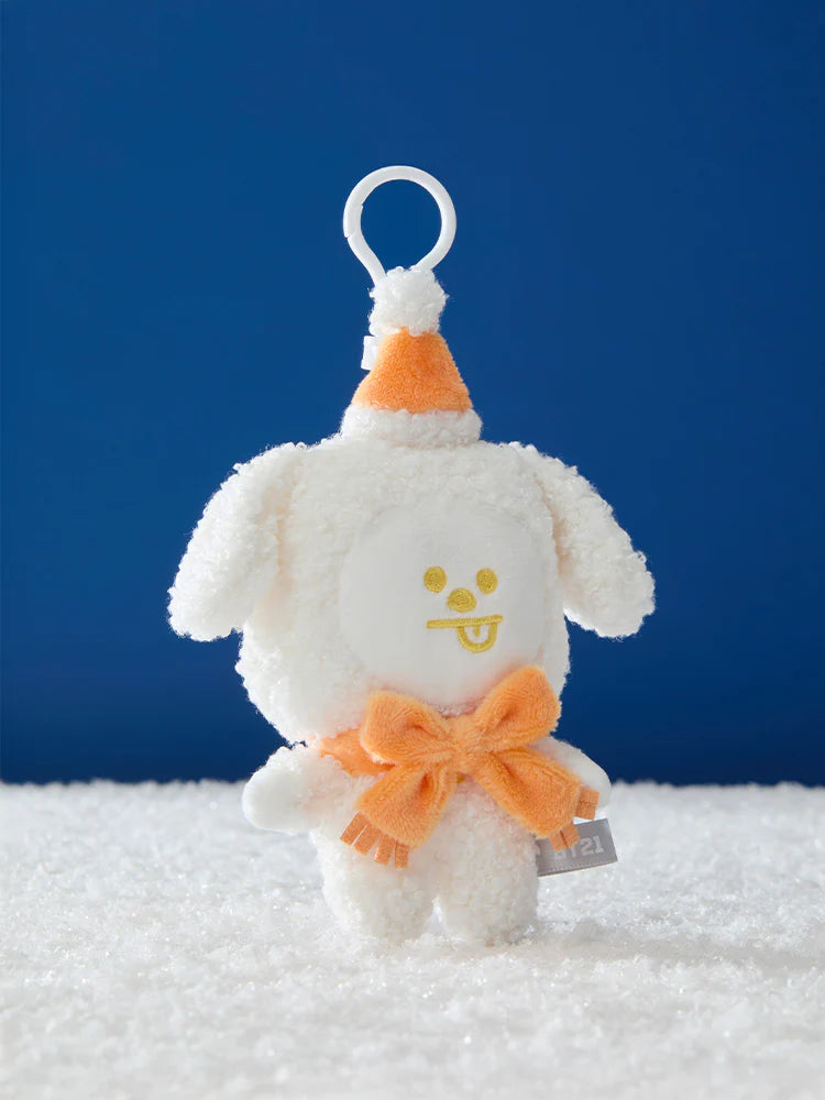BT21 - SNOWMAN PLUSH KEYRING