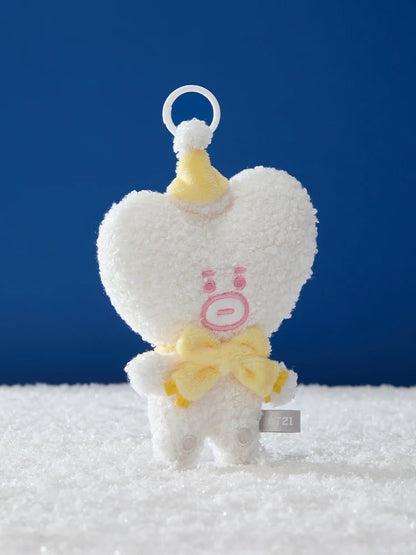 BT21 - SNOWMAN PLUSH KEYRING