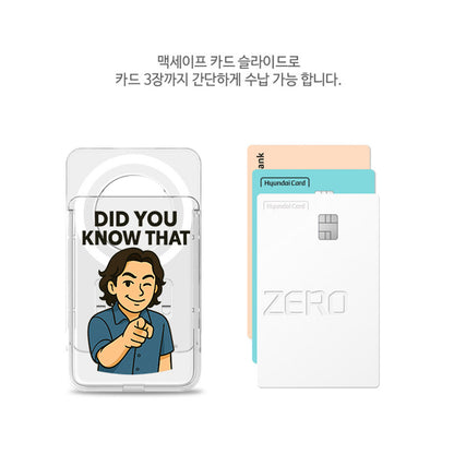 Magsafe Clear Up/Down Card Wallet