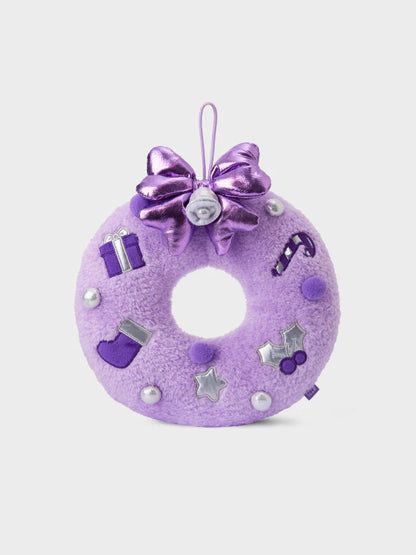 BT21 mini minini HOLIDAY WREATH PLUSH PU